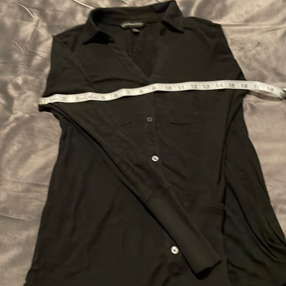 Rock Republic long sleeve see thru shirt small.